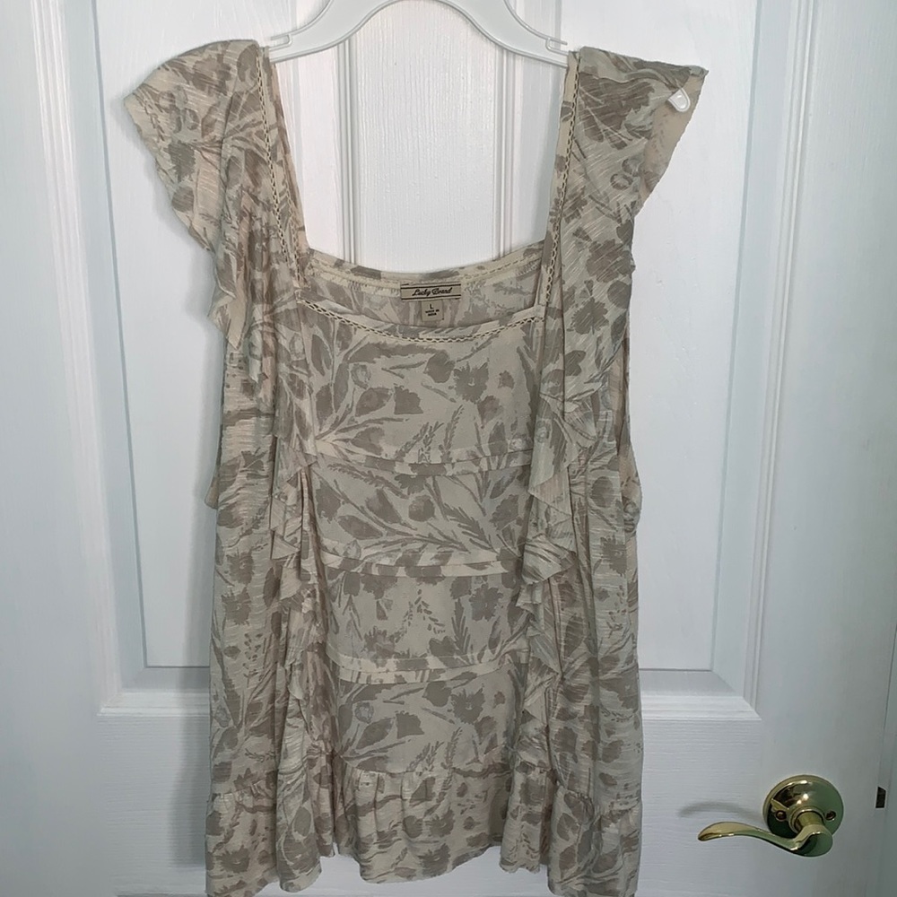 Square neck blouse